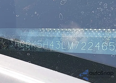 2020 Honda Fit Lx из США, поврежденный, VIN 3HGGK5H43LM722465